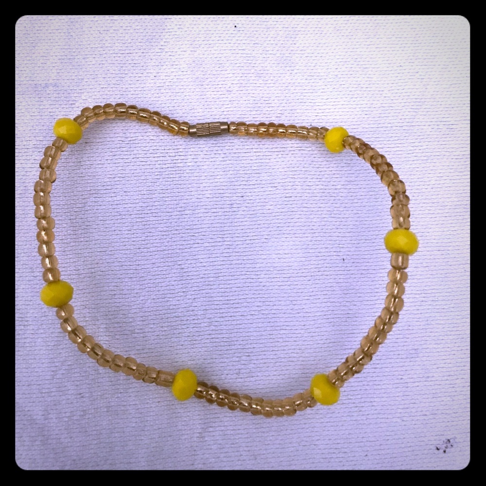 Ankle bracelet hand crafted in Ghana